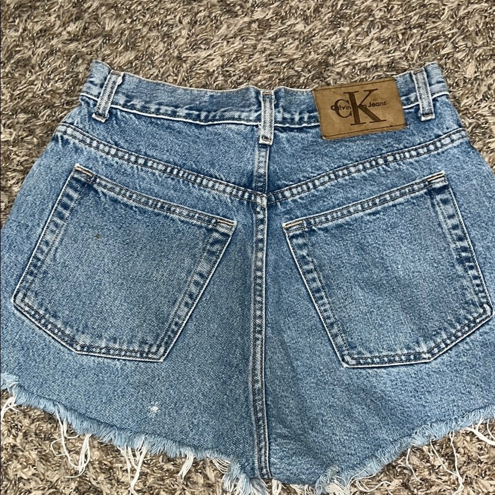 Women’s Calvin Klein Denim Cut Off Shorts